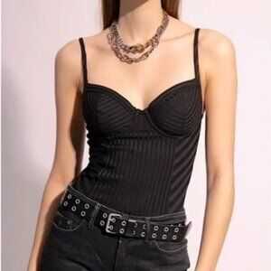 All Saints Yuni Rib Bodysuit